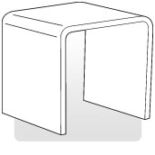 Square Acrylic Risers