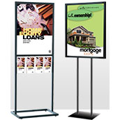 Metal Floor Poster Stands