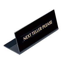 Counter Sign - Next Teller Please