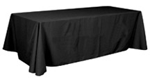 8ft Polyester Table Throw - Blank