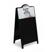 Large Header A-Frame Chalkboard with Round Top - 28x48