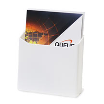 White Economical Literature Holder - 8.5w