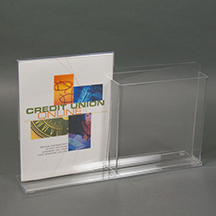 Counter Sign Holder for 8.5w x 11h Poster w/ Brochure Pocket