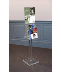 8-Pocket Contemporary Display Floor Frame,