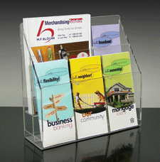 Adjustable Tiered Literature Holder - 4w to 8.5w