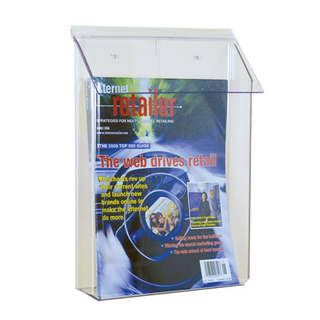 Magnetic Exterior Pocket Literature Dispenser - 8.5w