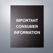 Important Consumer Information - Magnetic