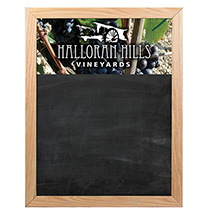 Oak Frame Wall Chalkboard - 18w x 24h