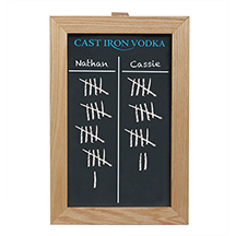 Countertop Chalk Game Score Board