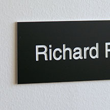 Surface Engraved Name Insert - 10x2