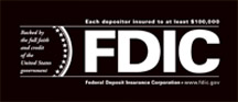 FDIC Acrylic Wall Sign - 7x3