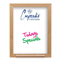 Oak Frame Wall Wet-Erase with Tray - 18x24