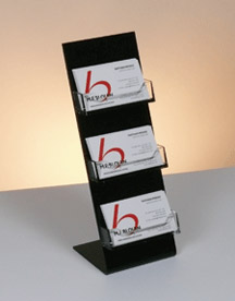 Counter Business Card Holder, (3) Pockets