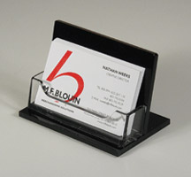 Counter Business Card Holder with Full Base, (1) Pocket