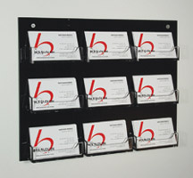 9 Pocket - 3 Tier Wall Business Card Holder