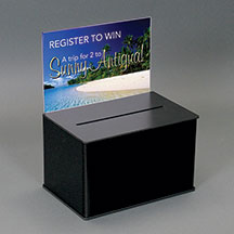 Sintra Ballot Box with Sign Holder