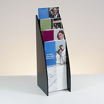 Tiered Literature Holder with Arc Sides - 4w