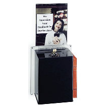 Small Wall Entry Box with header - Lockable