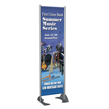 Exterior Messenger GMS Banner Stand - 16in