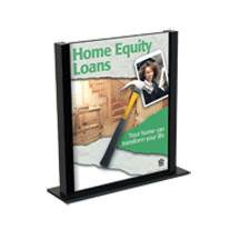 Contemporary Countertop Display, 1-sided, for 8.5w x 11h