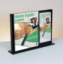 Contemporary Counter Display, 1-Sided, w/ Brochure Pocket