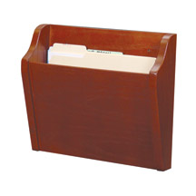 Oak Folder and Chart Holder - Single Pocket