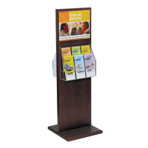 2-Sided Floor Sign-Literature Display - 14x11