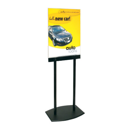 Black Floor Poster Stand