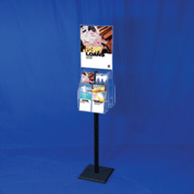 8-Pocket Contemporary Display Floor Frame,