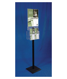 4-Pocket Contemporary Display Floor Frame,