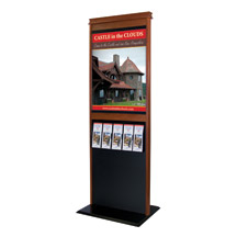 Windsor Line Floor Display with Poster Holders