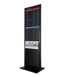 84h Kiosk with (2) Magnetic Poster Holders