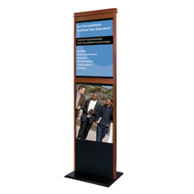 Windsor Line Floor Display with Poster Holders - 86h