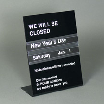 Perpetual Holiday Countertop Sign - 8.5w x 11h