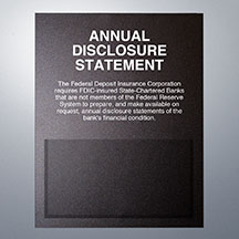 Annual Disclosure Statement-FDIC Banks (Non Federal Reserve) - Magnetic