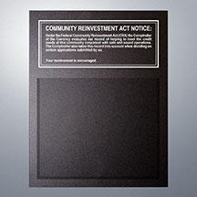 Community Reinvestment Act - Comptroller of Currency - Magnetic