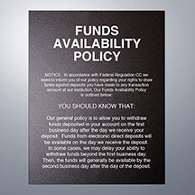 Funds Availability Policy - 2nd Day - Magnetic