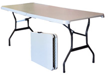 6' Showgoer Portable Folding Table