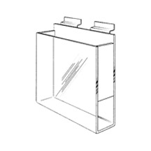 Acrylic Slatwall Literature Holder 8.5x11