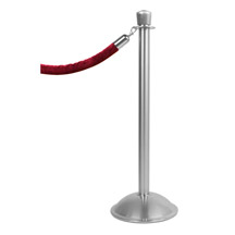 Crown Top Stanchion with Dome Base - Set of 2