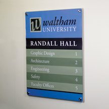 Stand-Off Acrylic Sign System - 22x28