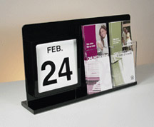 All-In-One Display with Brochure Pockets & Calendar