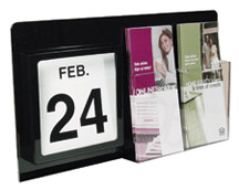 All-In-One Wall Display with Brochure Holder & Calendar