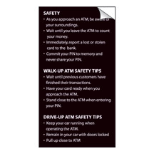 Safety Tips Decal - 3.5