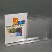 Counter Sign Holder for 8.5w x 11h Poster w/ Brochure Pocket