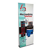 31.5in Sidewinder Banner Stand 2-Sided - Hardware Only